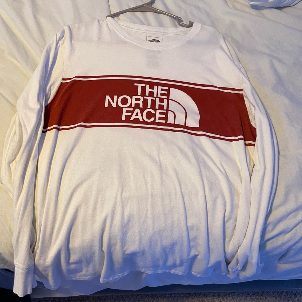 The North Face, Long Sleeve, Color White, Size Large, Brand The North Face